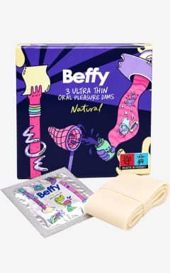 All Beffy Oral dam - Thin and flexible dental dams in a pack of 3. For safer oral sex, with no taste or scent. Easy to use and designed for single use.