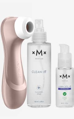 Love Kits Satisfyer Pro + glidmedel & rengöring