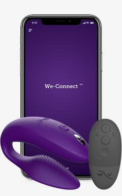Couples Vibrators app controlled We-Vibe Sync Purple