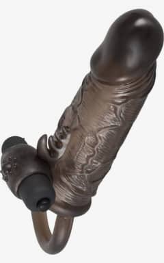 Penis Extensions Penis Extender with Vibrator and Testicle Ring