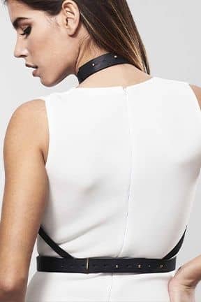 Lingerie Bijoux Indiscrets Maze H Harness Black - Adjustable size
100% Vegan
Can be worn for yourself or on top of clothes