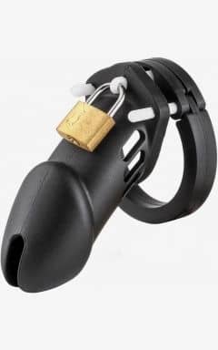 Chastity belt Cock Cage Black Silicone