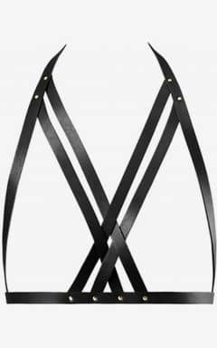 Lingerie Bijoux Indiscrets - Maze Halter Bra Harness - Sensually designed body harness