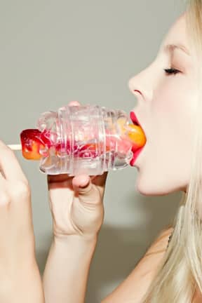 Pocket Pussy Fleshlight Quickshot Vantage - Clear view, intense grip — open-ended stroker for pure focus