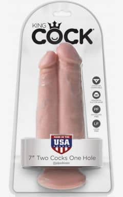 All King Cock Two Cocks One Hole