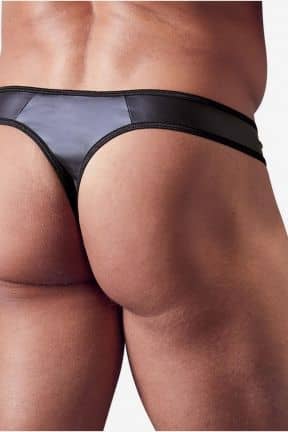 Lingerie Men's G-String with Strass Zipper