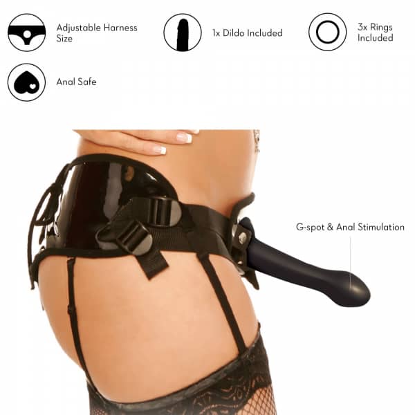 Buy Garter Belt Strap-on set - Strapon by Fetish Fantasy