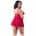 Babydoll Lace Red 2XL