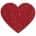 Nipple Sticker Heart Red