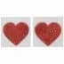 Nipple Sticker Heart Red