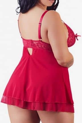 Lingerie Babydoll Lace Red