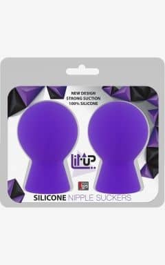 All Lit-Up Nipple Suckers Small Purple