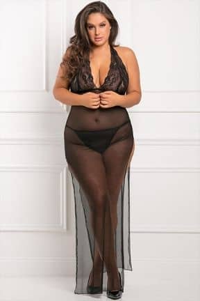 Lingerie All Out There 2pc Gown Set