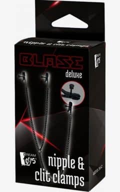 Nipple clamps & ticklers Blaze Deluxe Nipple & Clit Clamps