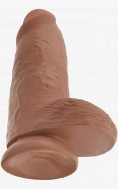 Dildo with Suction King Cock Chubby Tan