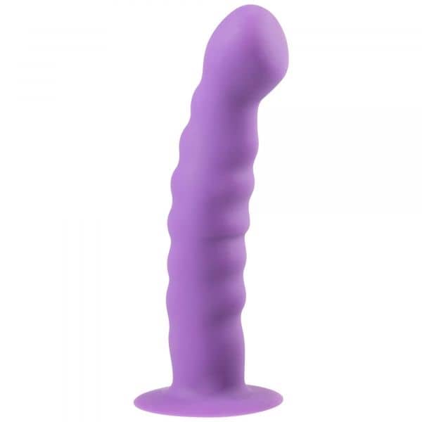 Silicone Suction Cup Dildo Purple