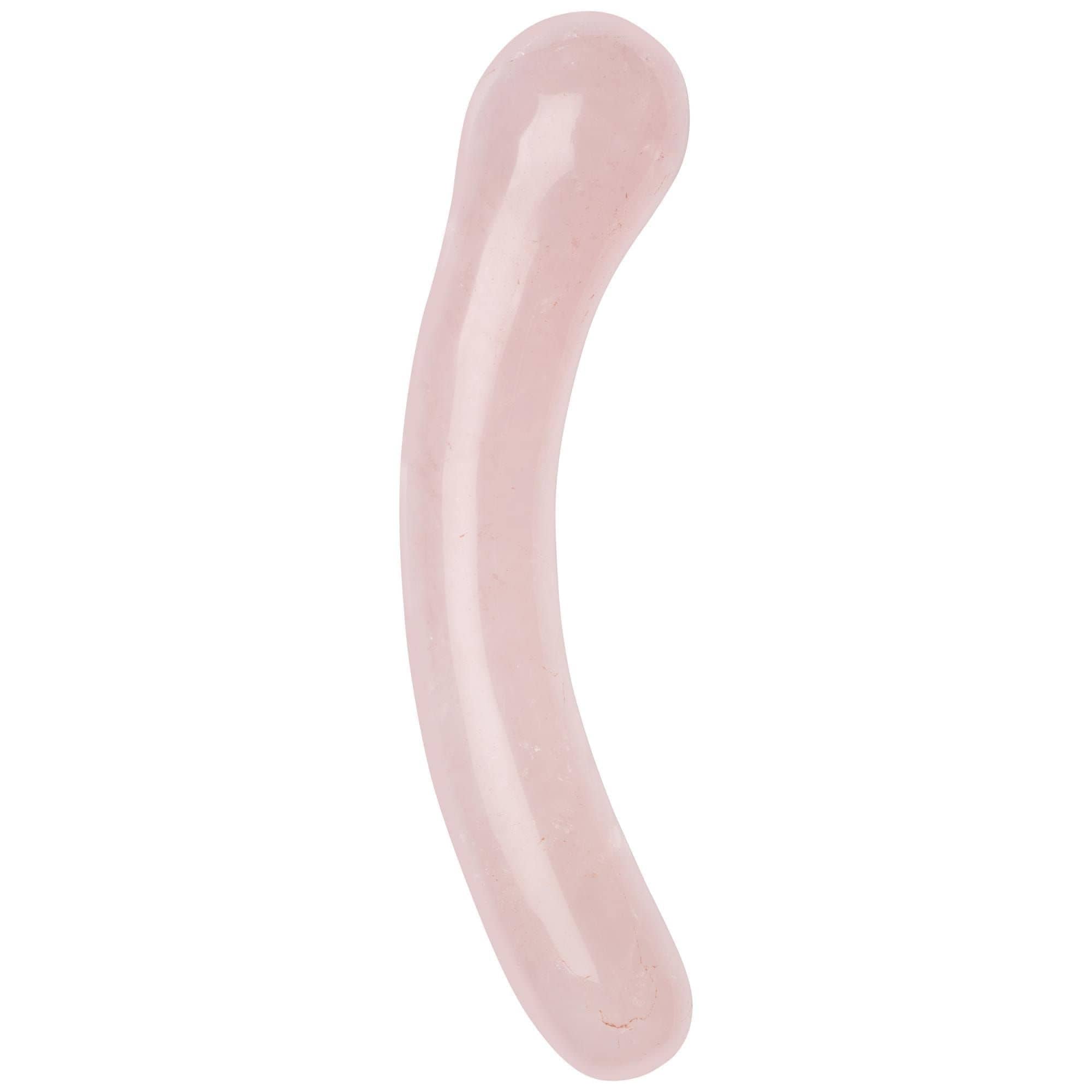 rose quartz vibrator Review: Crystal G Wand Rose Quartz Dildo by Le Wand