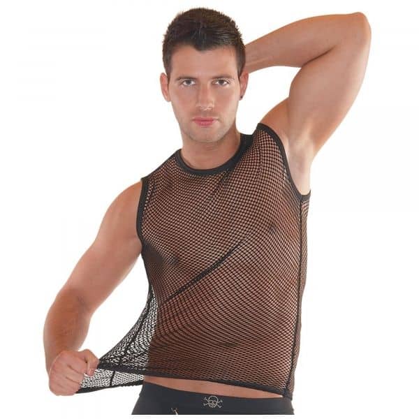 Net Tank Top Black M/L