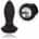 Vibrating Petite Crystal Plug Black