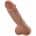 King Cock 10inch Cock With Balls Tan