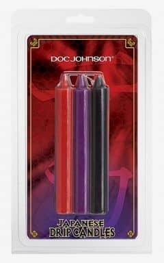 Bondage Japanese Drip Candles 3pack