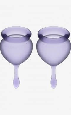 Intimate Hygiene Satisfyer Feel Good Menstrual Cups Purple