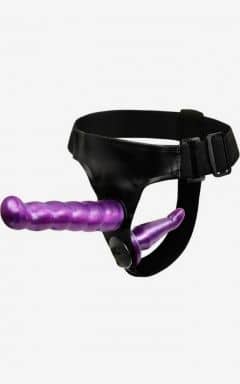 Anal Sex Toys Double Strap On Purple