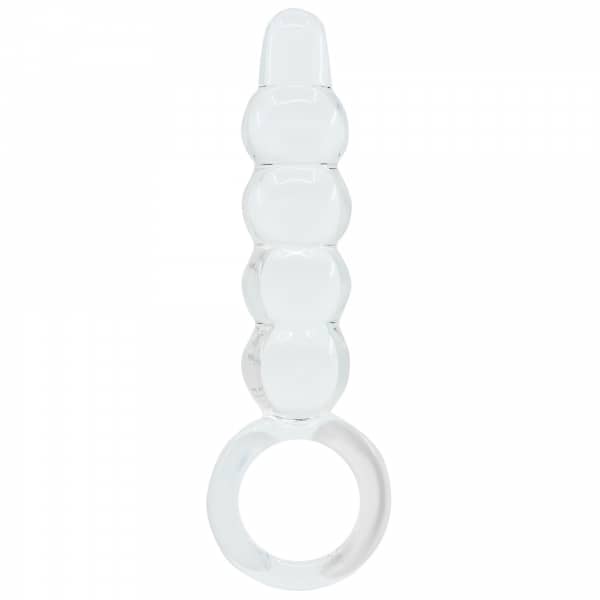 Glassy Onyx Screw Dildo