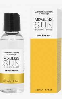 Massage Oil MIXGLISS Silicone Sun Monoi 50ml