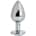 Pleasure Steel Buttplug With Crystal M