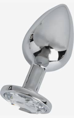 Butt Plugs Pleasure Steel Plug With Crystal M