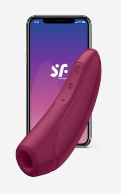 Couples Vibrators app controlled Satisfyer Curvy 1+ Rose Red