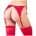 Mandy Mystery Garter Belt Red S/M