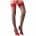 Stockings Black w. Red Lace 4 - L