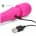 Suction Double End Wand Pink