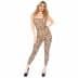 Bodystocking Footless Leopard