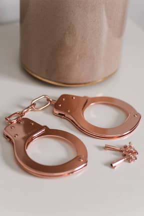  Handcuffs and binding Metal Handcuffs Rose Gold
