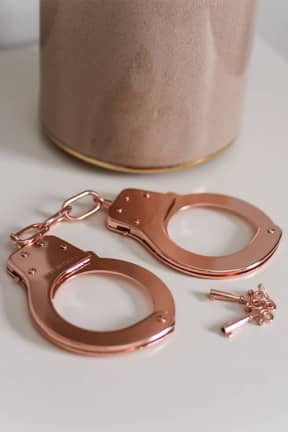 All Metal Handcuffs Rose Gold