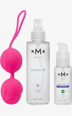 Knipmuskler och inkontinens Flower Smart Egg with lube and clean