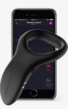 Couples Vibrators app controlled Lovense - Diamo Vibrating Cock RIng