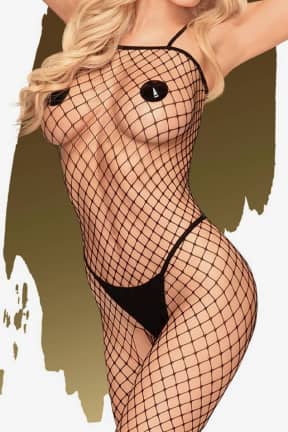 Lingerie Penthouse Body search black - Sexy bodystocking with open crotch
