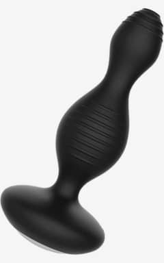 All E-Stimulation Vibrating Buttplug - Black