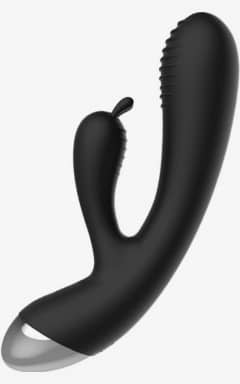 Vibrators E-Stimulation Rabbit Vibrator - Black