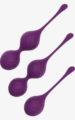 Bästsäljare för henne Kegel Ball Three pcs Set purple