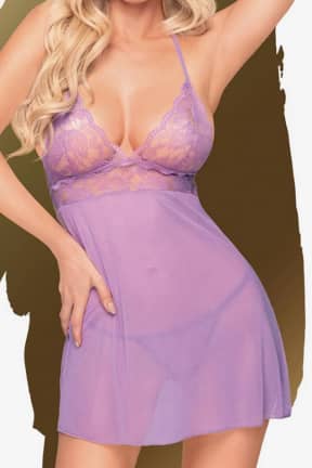 Lingerie Penthouse Bedtime story purple