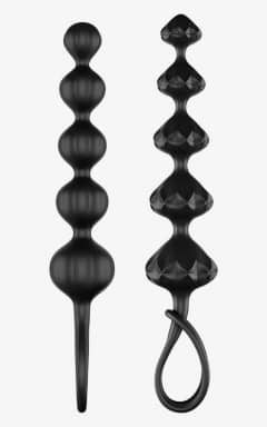 Anal Beads Satisfyer - Love Beads Soft Silicone Black