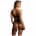 Le Désir 2PC Bra set with garters Black