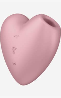 Vattentäta sexleksaker Satisfyer Cutie Heart Light Red