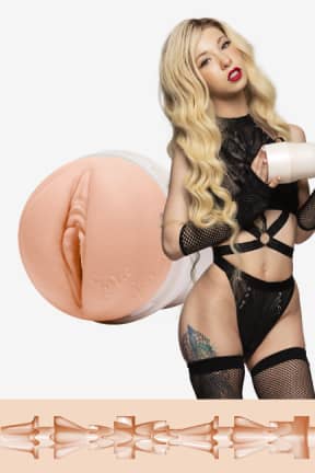 Campaigns Fleshlight Kenzie Reeves Cream Puff - Kenzie's signature texture, tight chambers, adjustable grip