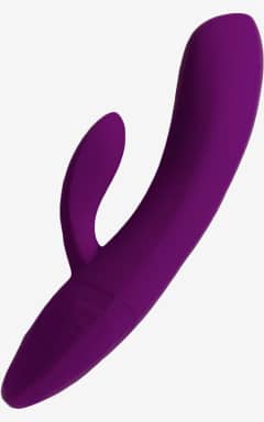 Vibrators Laid - V.1 Silicone Rabbit Vibrator Purple